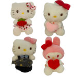Hello Kitty Combo of 4 Pink & Pink Soft Plush Toy for Kids (2+ Years) | Toyship