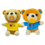 Baby Teddy Combo of 2 Yellow & Blue Soft Plush Toy for Kids (2+ Years) | Toyship