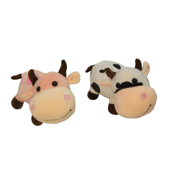 Cow Combo of 2 Pink & Black and White Soft Plush Toy for Kids (2+ Years) | Toyship