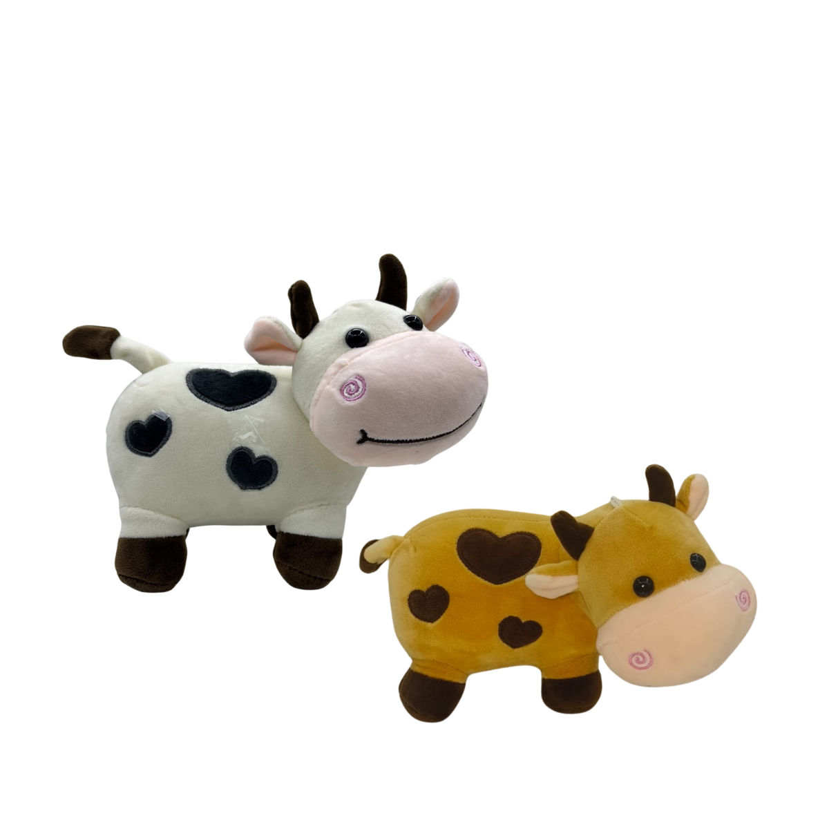 Cow Combo of 3 Black and White & Brown Soft Plush Toy for Kids (2+ Years) | Toyship