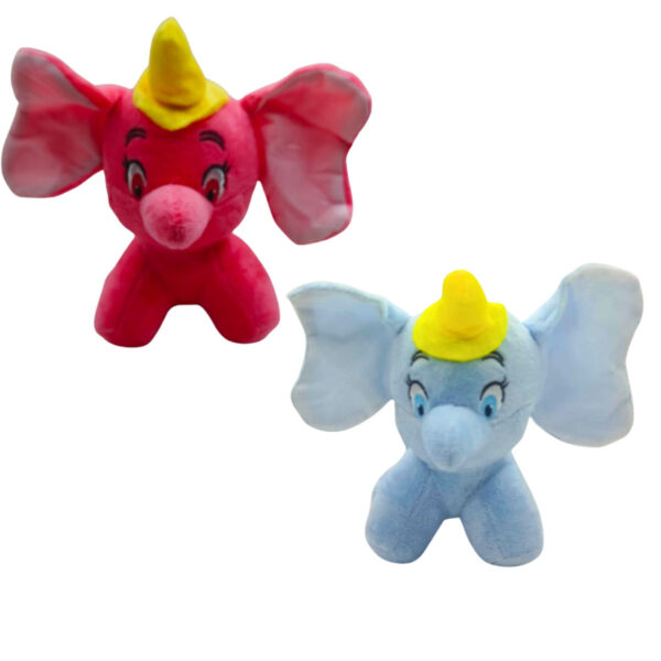 Elephant Combo of 2 Pink & Blue Soft Plush Toy for Kids (2+ Years) | Toyship
