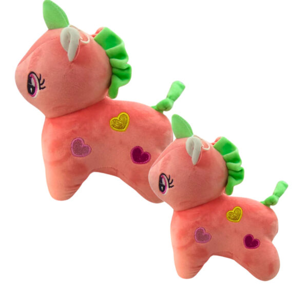 Unicorn Combo of 2 Pink & Pink Soft Plush Toy for Kids (2+ Years) | Toyship