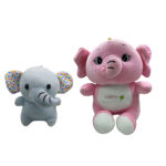 Elephant Combo of 2 Pink & Blue Soft Plush Toy for Kids (2+ Years) | Toyship