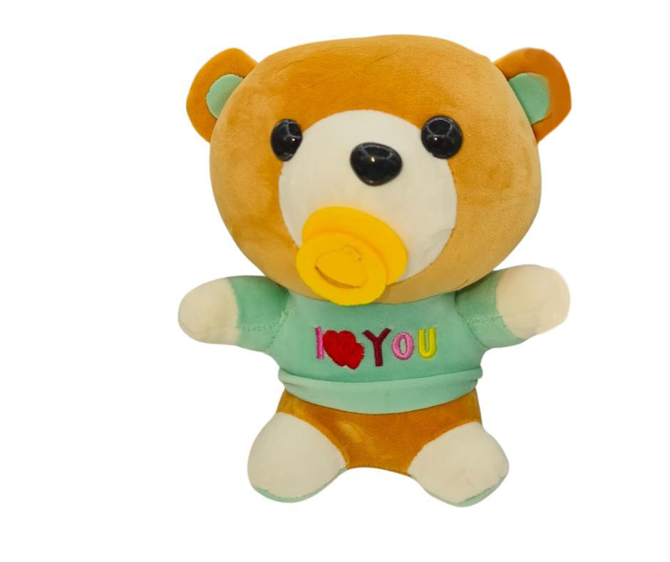 Green Teddy Bear Soft Plush Toy for Kids (2+ Years) | Toyship