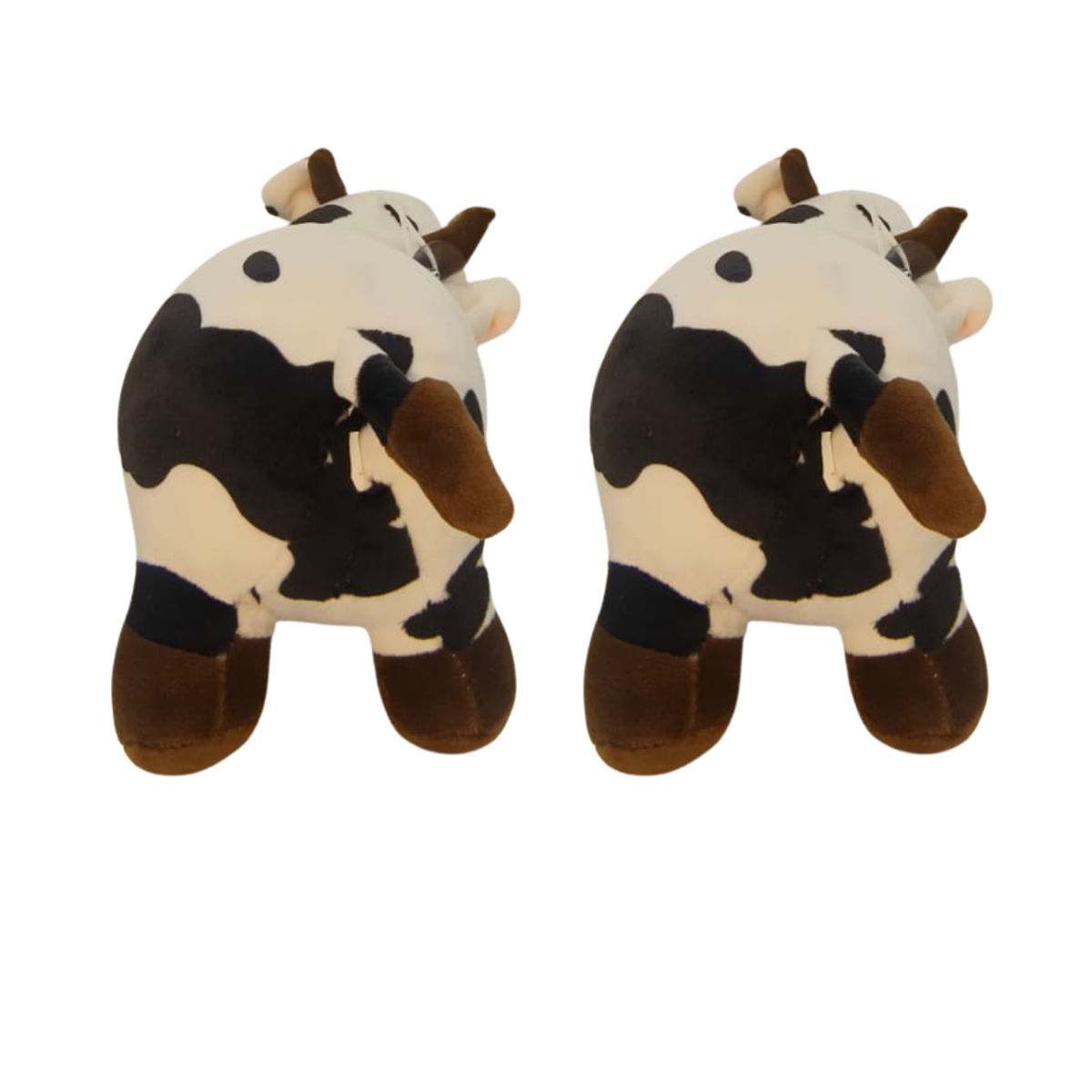 Cow Combo of 2 Black and White & Black and White Soft Plush Toy for Kids (2+ Years) | Toyship