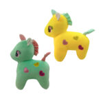 Unicorn Combo of 2 Green & Yellow Soft Plush Toy for Kids (2+ Years) | Toyship