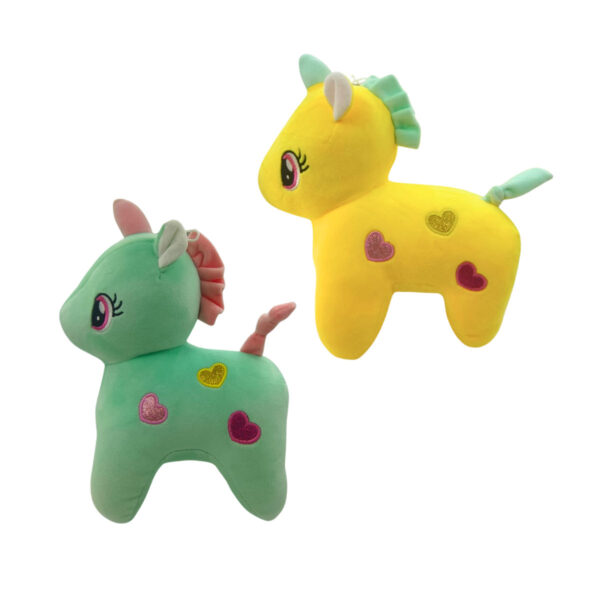 Unicorn Combo of 2 Green & Yellow Soft Plush Toy for Kids (2+ Years) | Toyship