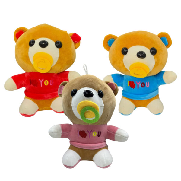 Baby Teddy Combo of 3 Pink & Blue Soft Plush Toy for Kids (2+ Years) | Toyship