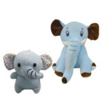 Elephant Combo of 2 Blue & Blue Soft Plush Toy for Kids (2+ Years) | Toyship