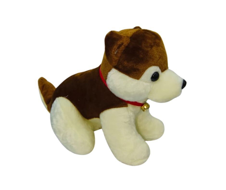 Brown Dog Soft Plush Toy for Kids (2+ Years) | Toyship