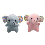 Elephant Combo of 2 Blue & Pink Soft Plush Toy for Kids (2+ Years) | Toyship
