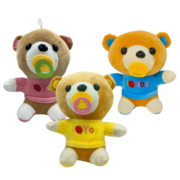 Baby Teddy Combo of 3 Pink & Blue Soft Plush Toy for Kids (2+ Years) | Toyship
