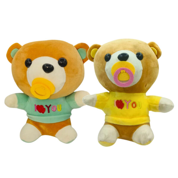 Baby Teddy Combo of 2 Light Blue & Yellow Soft Plush Toy for Kids (2+ Years) | Toyship