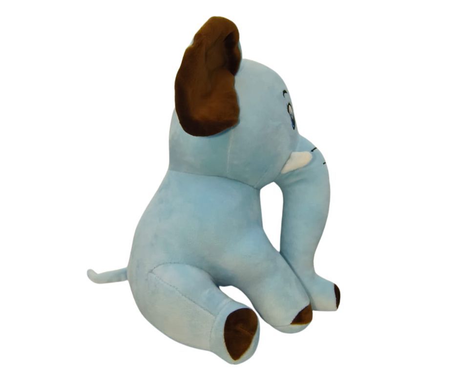 Blue Elephant Soft Plush Toy for Kids (2+ Years) | Toyship