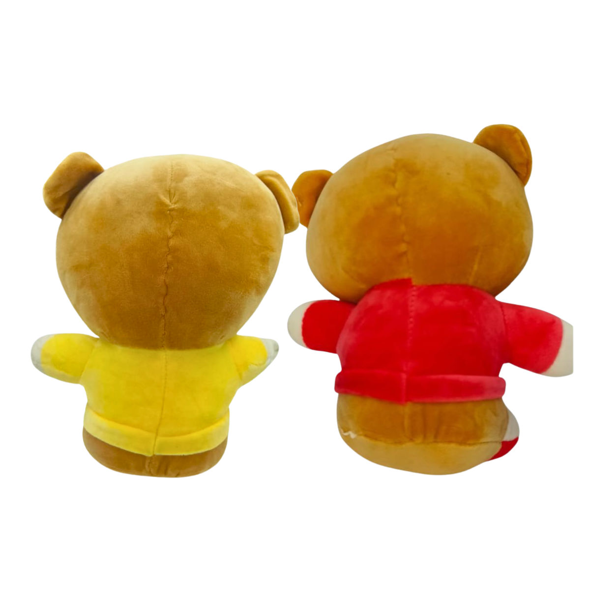 Baby Teddy Combo of 2 Yellow & Red Soft Plush Toy for Kids (2+ Years) | Toyship