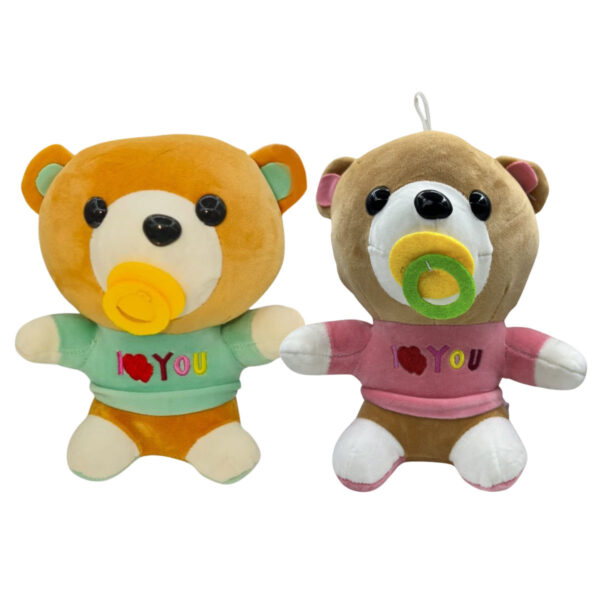 Baby Teddy Combo of 2 Light Blue & Pink Soft Plush Toy for Kids (2+ Years) | Toyship