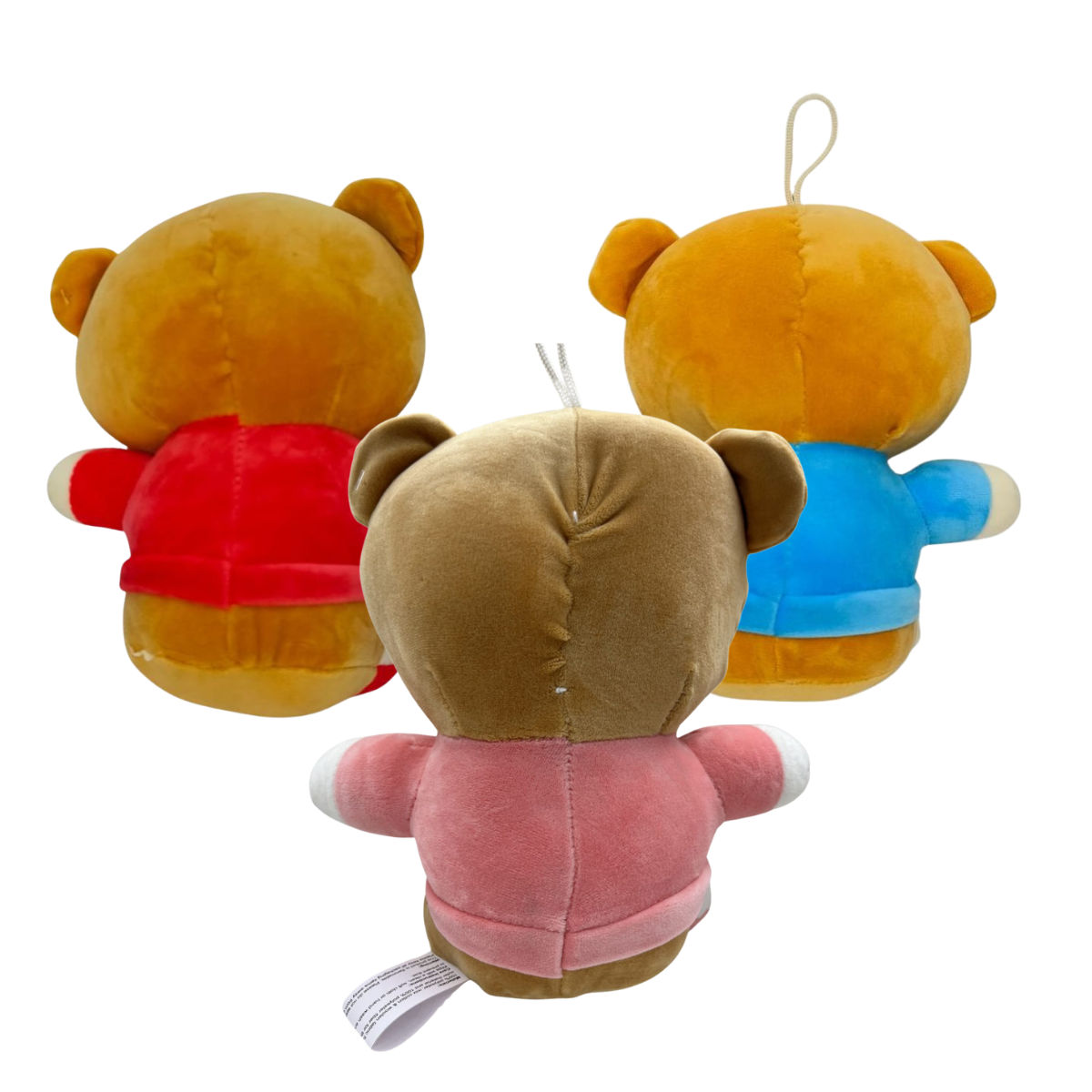 Baby Teddy Combo of 3 Pink & Blue Soft Plush Toy for Kids (2+ Years) | Toyship