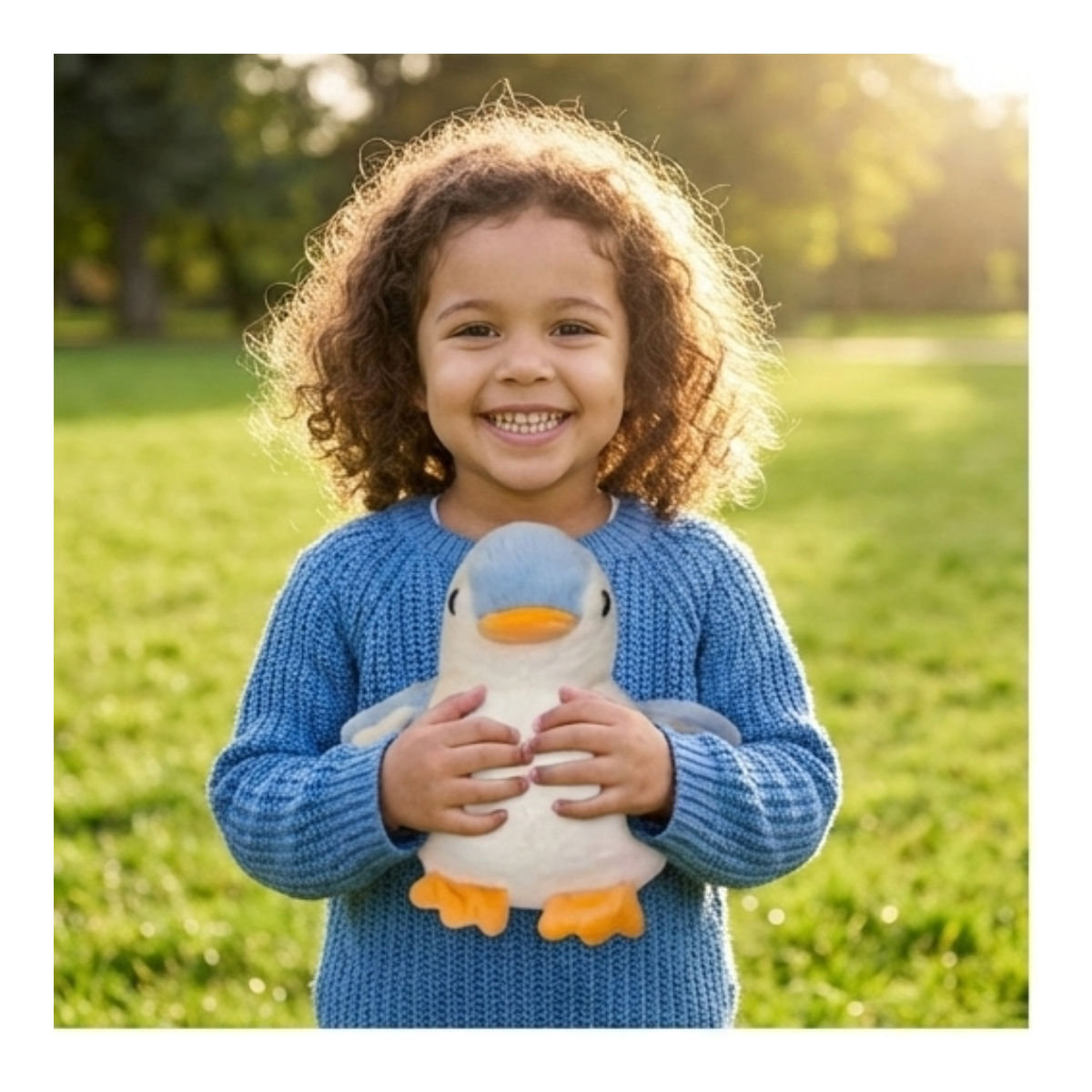 Penguine Light Blue Soft Plush Toy for Kids (2+ Years) | Toyship