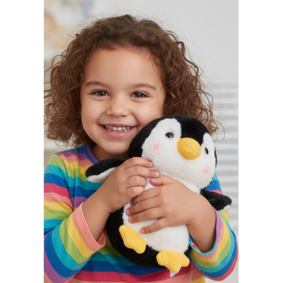 Penguine Black Soft Plush Toy for Kids (2+ Years) | Toyship