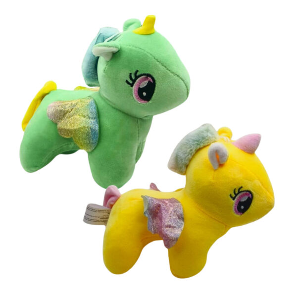 Unicorn Combo of 2 Green & Yellow Soft Plush Toy for Kids (2+ Years) | Toyship