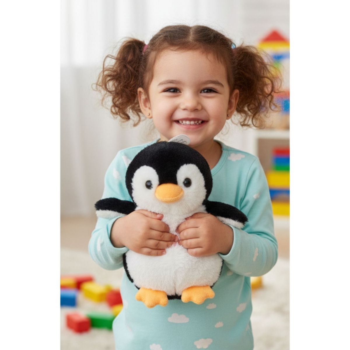 Penguine Black Soft Plush Toy for Kids (2+ Years) | Toyship