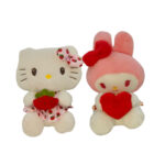 Hello Kitty Combo of 2 Pink & Rabbit Soft Plush Toy for Kids (2+ Years) | Toyship