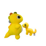 Dinosaur Combo of 2 Yellow & Yellow Soft Plush Toy for Kids (2+ Years) | Toyship