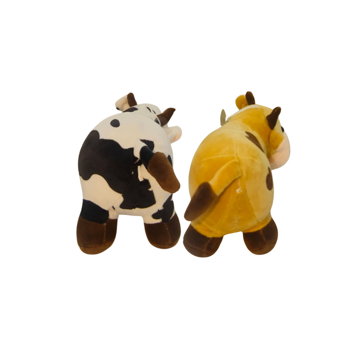 Cow Combo of 2 Black and White & Brown Soft Plush Toy for Kids (2+ Years) | Toyship
