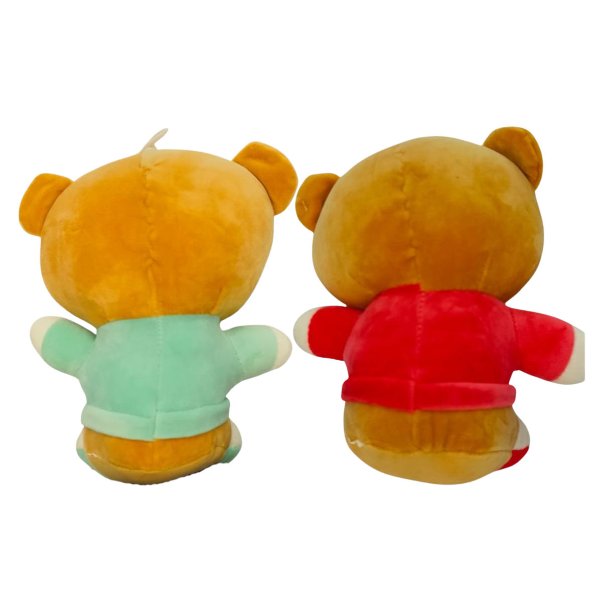 Baby Teddy Combo of 2 Green & Red Soft Plush Toy for Kids (2+ Years) | Toyship