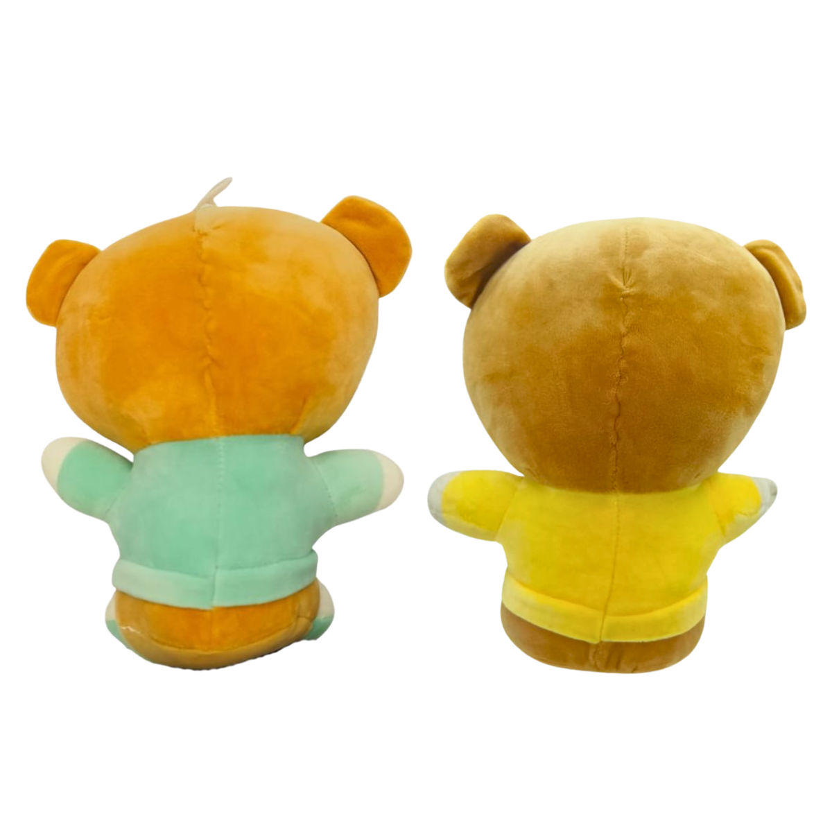 Baby Teddy Combo of 2 Light Blue & Yellow Soft Plush Toy for Kids (2+ Years) | Toyship