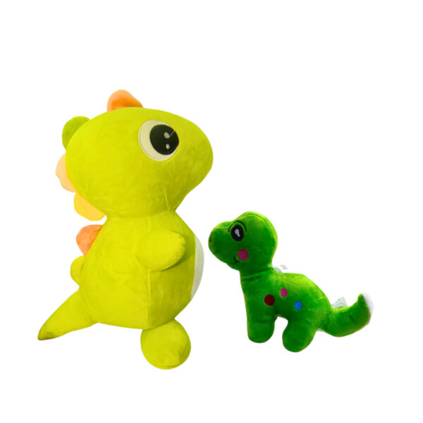 Dinosaur Combo of 2 Green & Green Soft Plush Toy for Kids (2+ Years) | Toyship