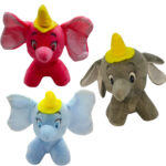 Elephant Combo of 3 Pink & Grey Soft Plush Toy for Kids (2+ Years) | Toyship