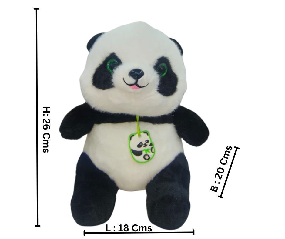 Black Panda Soft Plush Toy for Kids (2+ Years) | Toyship