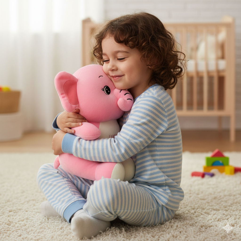 Pink Princess Elephant Plush Toy | 30 cm | 2 Yrs + | Toyship