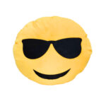 Cool Sunglasses Emoji Pillow Yellow Soft Plush Toy for Kids (2+ Years) | Toyship