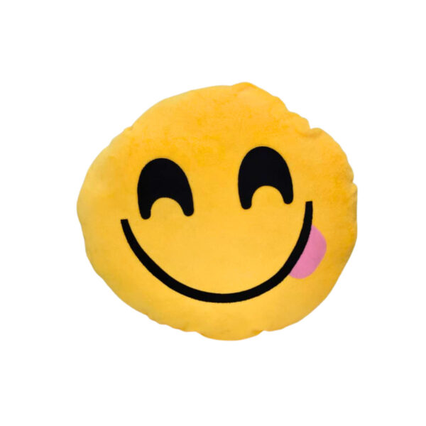 Yummy Emoji Pillow Yellow Soft Plush Toy for Kids (2+ Years) | Toyship