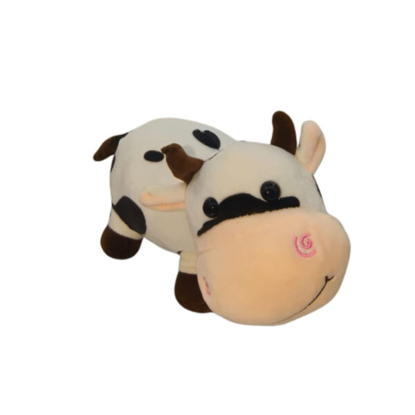 Black & White Cow Soft Plush Toy for Kids (2+ Years) | Toyship