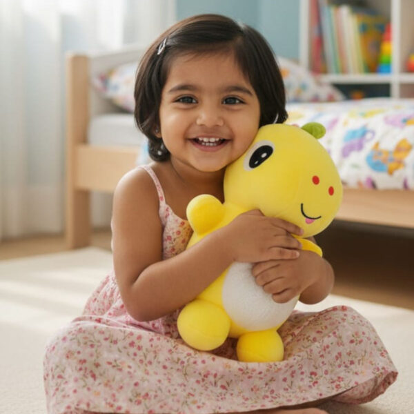 Yellow Dinosaur Soft Plush Toy for Kids (2+ Years) | Toyship