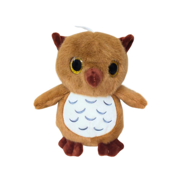 Owl Brown Soft Plush Toy for Kids (2+ Years) | Toyship