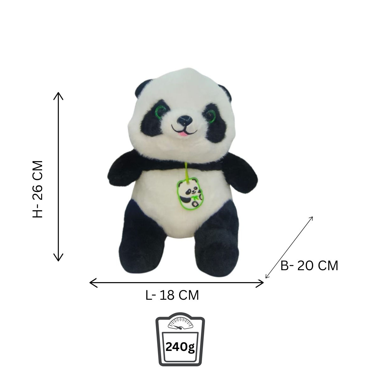 Panda Combo of 2 Soft Plush Toy for Kids (2+ Years) | Toyship