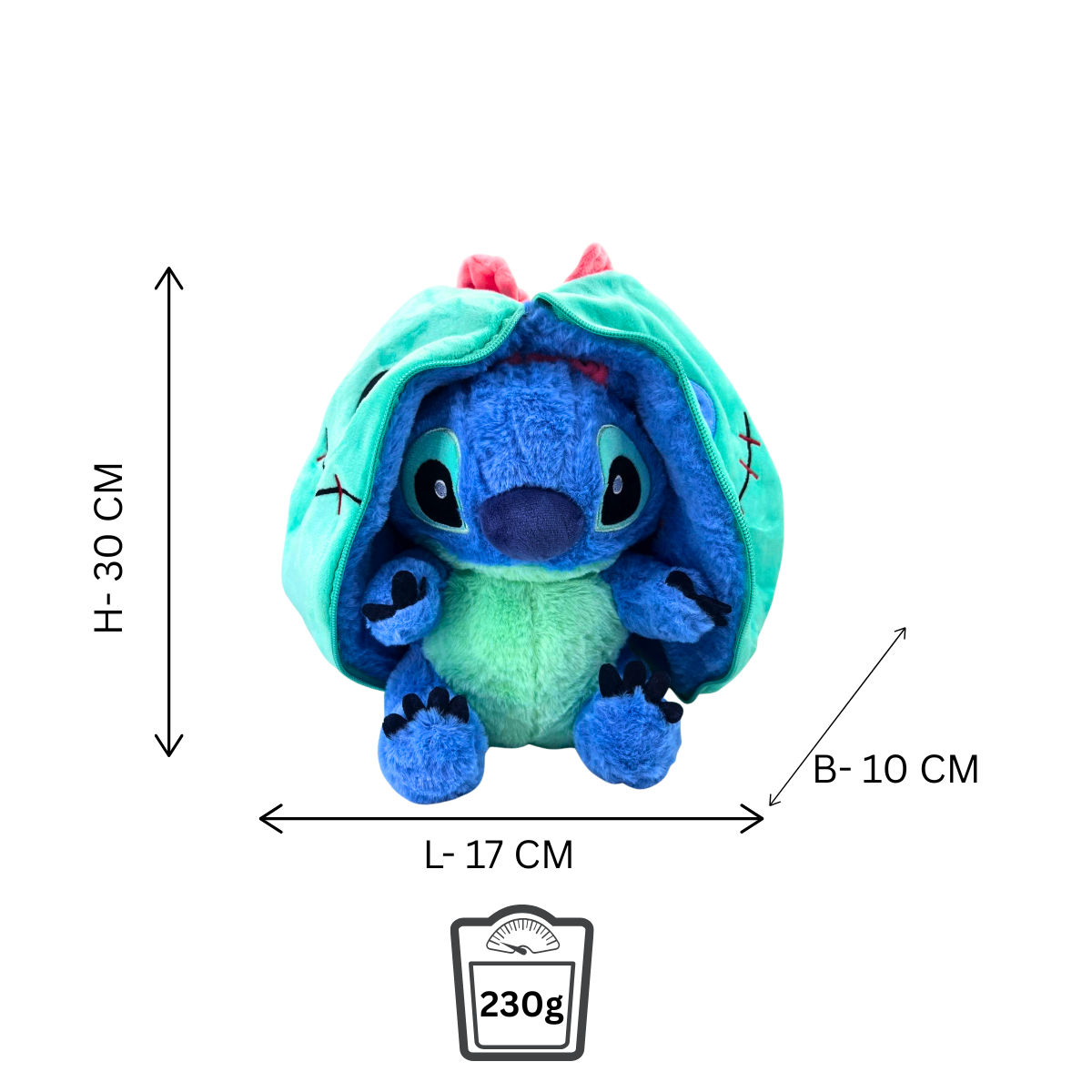 Halloween Stitch Soft Plush Toy for Kids (2+ Years) | Toyship